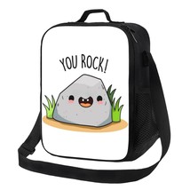 Cute Cartoon Rock Lunch Bag - £17.65 GBP
