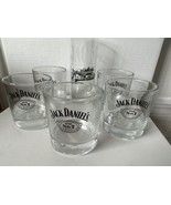 Jack Daniels Old No. 7 Brand Whiskey Lowball Rocks Glasses Embossed LOT ... - £21.75 GBP