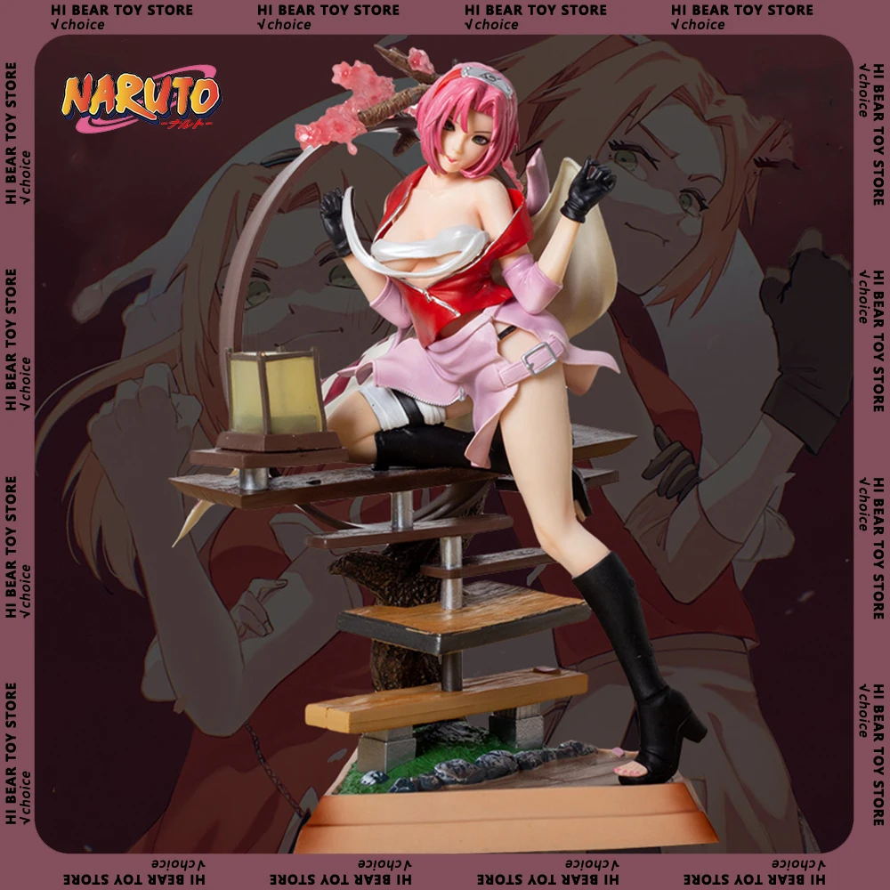 32cm Naruto Haruno Sakura Manga Anime Figures Pvc Statue Model Figurine ... - £65.53 GBP+