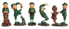 IRISH ST. PATRICK&#39;S DAY FIGURINES (NEW) SET OF 5 - $19.99