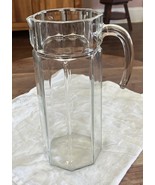 Vintage Luminarc Octime 64 oz Pitcher Jug Glass France Cristal D’Arques,... - $32.38