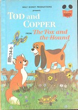 TOD &amp; COPPER From Fox &amp; The Hound Disney&#39;s Wonderful World of Reading Bo... - £3.15 GBP