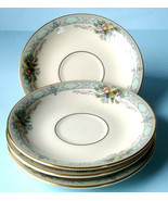 Lenox Heritage Glen Set of 4 Saucers 5.75&quot; Presidential Collection USA New - £30.46 GBP