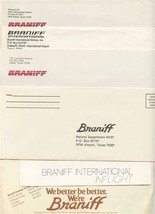 6 Different Braniff &amp; Braniff International Envelopes &amp; Stationery Items  - £25.16 GBP