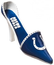 Indianapolis Colts Wine Bottle Holder Decorative Shoe - $1,571.29 MXN