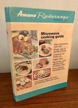 Vintage 1968 Cookbook Amana Radarange Microwave Cooking Guide Ring Bound - £10.85 GBP