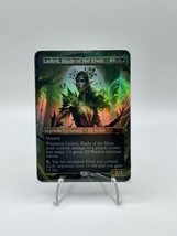 Lathril, Blade of the Elves - Foil Custom sticker on MTG bulk card. - £3.94 GBP
