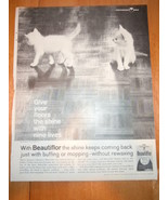 Vintage Beautiflor Johnson&#39;s Wax Print Magazine Advertisement 1961 - $6.99