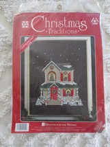 Designs For The Needle Christmas Traditions Holiday House Cross Stitch Kit 1959 - £11.99 GBP