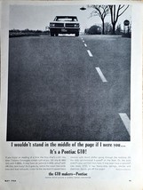 1964 GTO MAKERS PONTIAC - &quot;wouldn&#39;t stand in the middle&quot; Grand Turismo-V... - $205.27 MXN