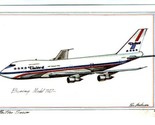 United Airlines Boeing 747 Collector Series Postcard - $9.90
