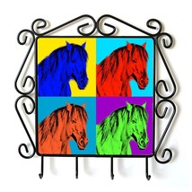 Henson- clothes hanger with an image of a horse. Collection. Andy Warhol... - $19.99