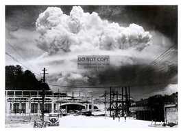 Nagasaki Nuclear Atomic Bomb Blast Mushroom Cloud Fat Man WW2 Wwii 5X7 Photo - £6.72 GBP
