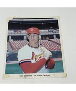 Ted Simmons St. Louis Cardinals 1970s Team Issue Photo Pack Bright Color - £6.22 GBP