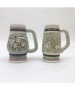 Avon Collectable Mini Beer Mugs Handcrafted in Brazil 1982 &amp; 1983 - $308.94 MXN