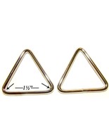 Triangle Ring, 1-1/2&quot; x 1-1/2&quot; x 1-1/2&quot; Nickel Plated Steel, Welded, 2 P... - $161.47 MXN