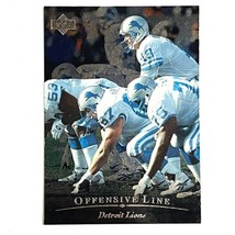 1995 Upper Deck Football Card Detroit Lions Offensive Line #60 - £1.54 GBP