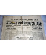 Wabash, IN Daily Times-Star, Oct. 18, 1918 - Zeebrugge &amp; Turcoing Captured - $299.35 MXN