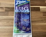 Ziploc Heavy Duty 8 Count Big Bags Storage 13 x 14 1/8 New 2 1/4 Gallon ... - £15.02 GBP