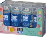 Pintyplus Aqua Spray Paint - Art Set of 8 Water Based 4.2oz Mini Spray P... - $88.84