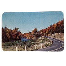 Postcard Roadside Beauty Winding Scenic Roads Vacationland Scene Chrome Posted - $6.98