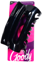 Goody Lock in Style Black Large Slideproof Basic Claw Hair Clip 04717 - £8.59 GBP