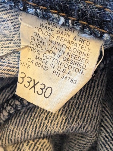 Vintage 1980 Lee Acid Wash Denim Jeans 33 X 30 Union Made Baumwolle USA Item image 11