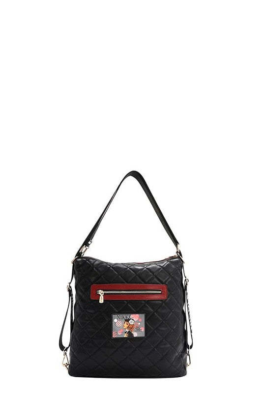 Nicole Lee USA Convertible Adjustable Strap Backpack Bag Item image 4