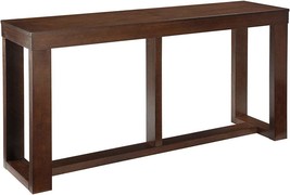 Mid-Century Rectangular Sofa Table, Dark Brown, By Signature Design By Ashley - £186.98 GBP