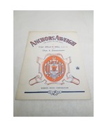 Anchors Aweigh Song of the Navy Popular Edition Capt. Alfred H. Miles/Zi... - $4.98