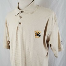 Green Bay Packers Polo Shirt Adult XL Champion Textured Cotton Embroidered Logo - £18.87 GBP