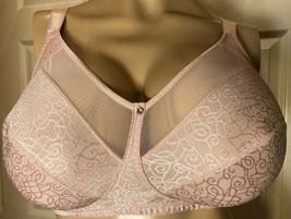 Just My Size JMS 44D Nude Beige 44 D Wire Free Unlined 1q20 Side Shaping Bra - £11.89 GBP