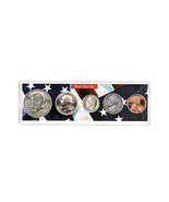 1975 Birth Year Coin Set in American Flag Holder - 5 Coin Set - $20.56 CAD
