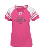Baltimore Ravens Majestic Women&#39;s Draft Me VII T-Shirt - Pink,Medium - $39.99