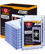 50ct Magnetic Card Holders Cases 35pt Baseball Cards Protectors Fit for ... - $47.31