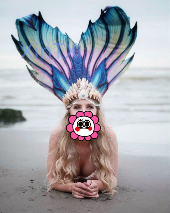 Adult Mermaid Tail Swimming Suit No Monofin Mermaid Cosplay Dress Photo Shooting