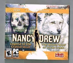 Nancy Drew Legend Of the Crystal Skull &amp; The White Wolf Of Icicle Creek PC Game - £11.64 GBP