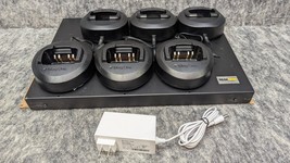 6 x Motorola Mag One PMLN5041A BPR40 A8, Tri-Chemistry Charger w/AC Powe... - $119.99