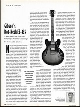 1960 Gibson Dot-Neck ES-335 guitar history article by Richard Smith - £3.32 GBP