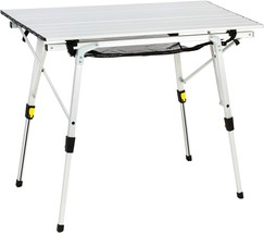Portal Camping Table Foldable Portable With Adjustable Legs,, Bbq And Party. - £82.77 GBP