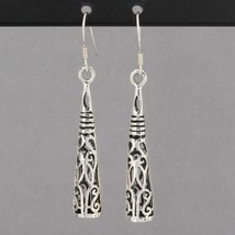 Rare Vintage Silpada Sterling Silver Filigree Cone Shaped Dangle Earring... - $49.99