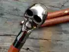 Antique Brass Skull Head Handle Vintage Victorian Wooden Walking Stick C... - €31,77 EUR Antique Brass Skull Head Handle Vintage Victorian Wooden Walking Stick C... - €31,77 EUR