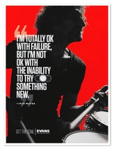 Print Ad Evans Drumheads Set the Tone Jojo Mayer 2018 Magazine Advertise... - $9.70