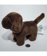 American Girl Chocolate Chip Brown Lab Dog Plush Collar Name Tag Retired... - £11.82 GBP