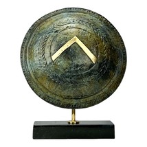 The Spartan Shield of King Leonidas Real Bronze Metal Art Home Decor - £84.03 GBP