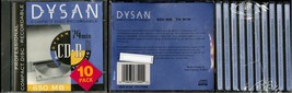 Dysan Professional CD-R 650MB 74 MINUTES10 Pack New Sealed - £15.67 GBP
