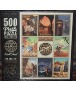 Americanflat World Travel Romantic Escapes 500 Piece Puzzle - Complete - $12.00