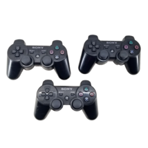 3 of PlayStation 3 Controller Black PS3 DualShock 3 Sixaxis Wireless OEM - £47.92 GBP