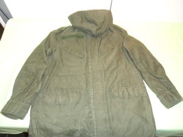 1986 SEYNTEX Belgian Army M-64 ABL Field OD GREEN Jacket PARKA W/ HOOD L... - $47.51