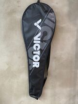 Victor Standard Badminton Racket Full Case Racquet Case Cover Bag Black NWT - $16.84